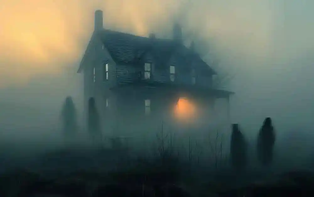 Ein Haus im Nebel