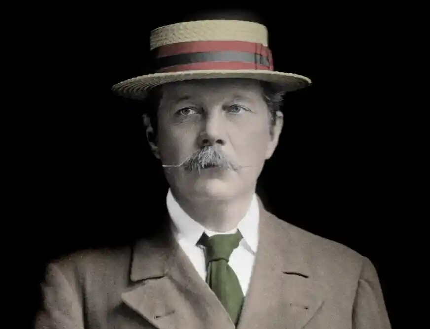Porträt des Autors Sir Arthur Conan Doyle