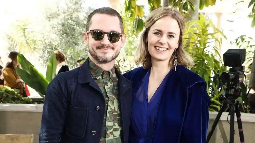 Der Schauspieler mit seiner Partnerin