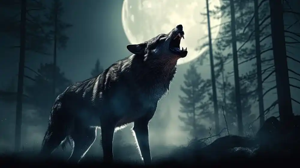 Ein Wolf im Hörspiel Besessen