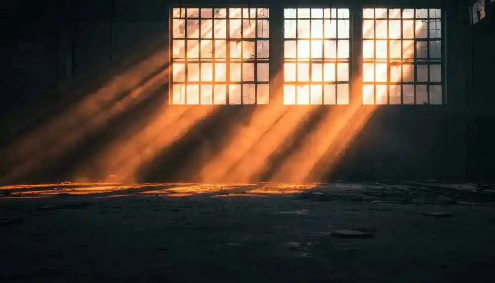 Ein verlassenes Gebäude