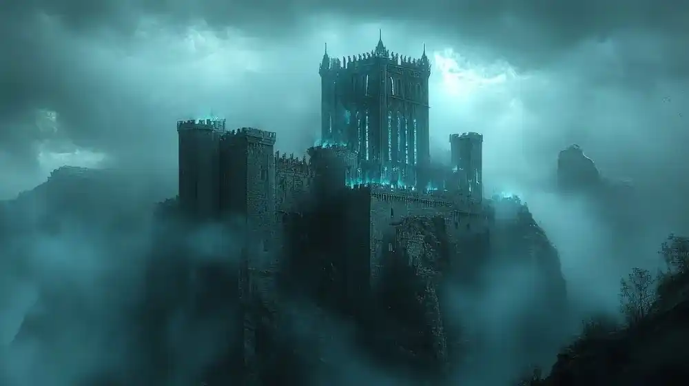 Ein Schloss im Nebel