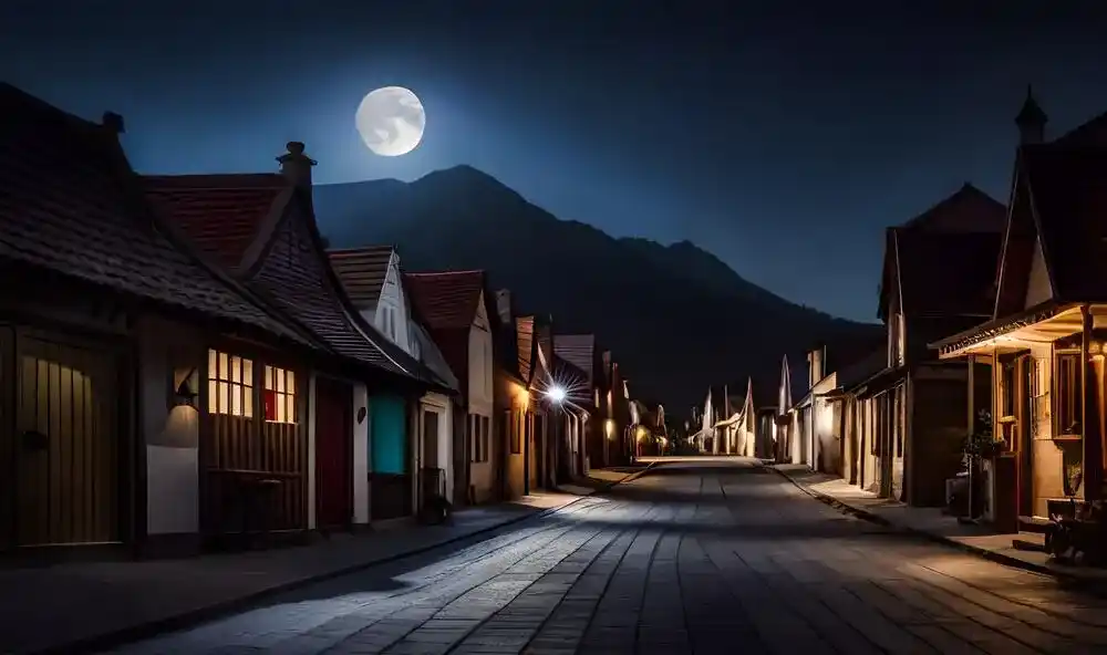 Eine Straße in Der Anfang