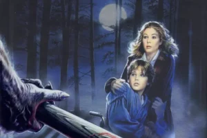 Zwei Menschen und der Werwolf