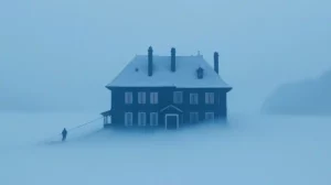 Ein Haus im Schnee in Verhext