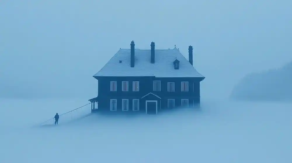 Ein Haus im Schnee in Verhext