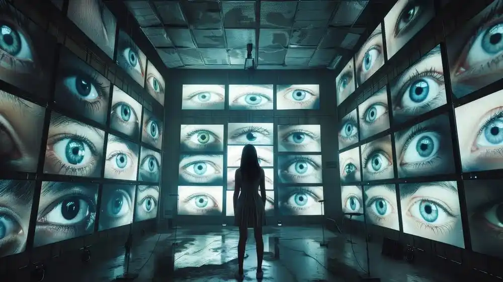 Lena und der digitale Doppelgänger: Tolle Story (3 Kapitel) Viele Monitore