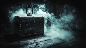 Eine Truhe in Die Marionette des Schattenwaldes