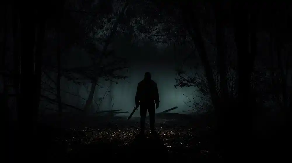 Der Schatten des Waldes: Spannende Geschichte (4 Kapitel) Eine Gestalt im Wald