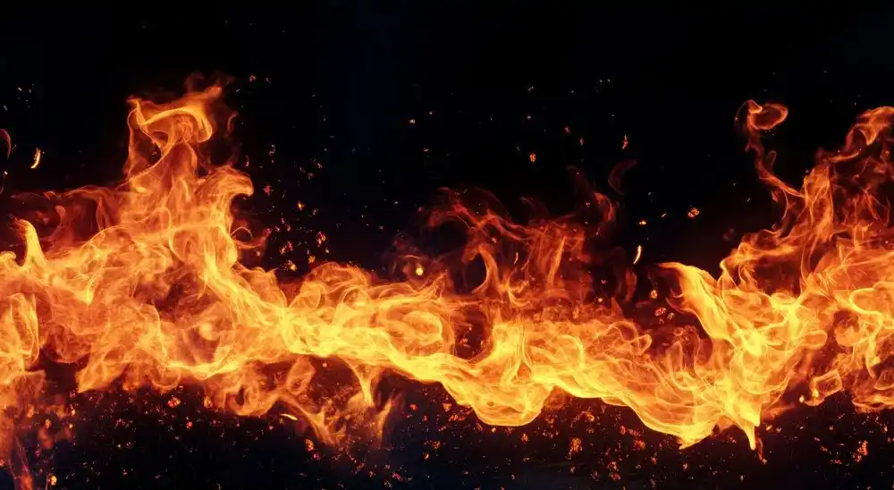 Darstellung von Feuer