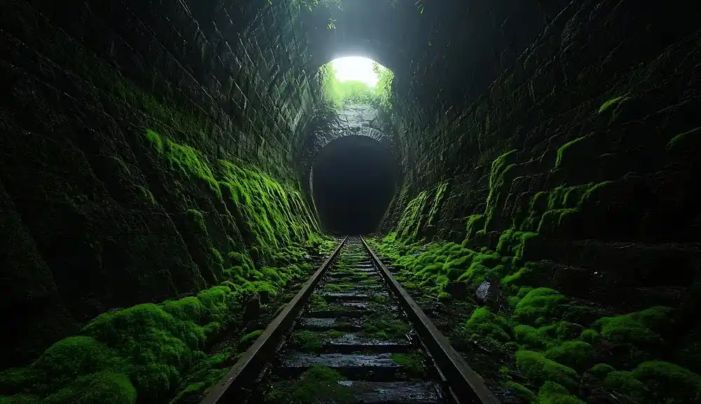 Ein alter Tunnel