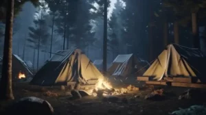 Zelte und der verschwundene Zeltkamerad