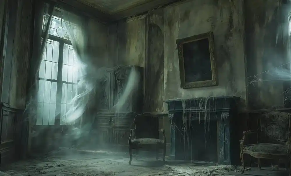 Ein staubiges Zimmer