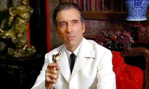 Der Schauspieler Christopher Lee
