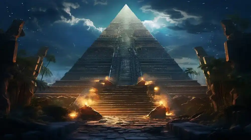 Eine Pyramide zum Hörspiel Das ägyptische Parfüm