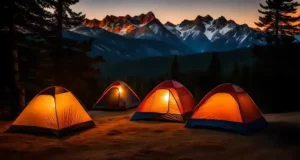 Zelte in Der verfluchte Boden