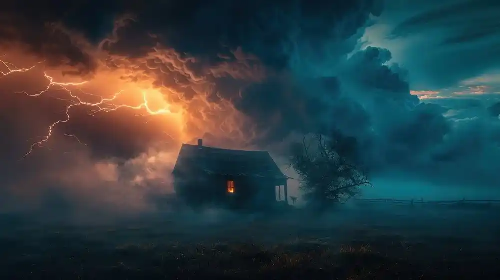 Ein Gewitter in Die Affenpfote