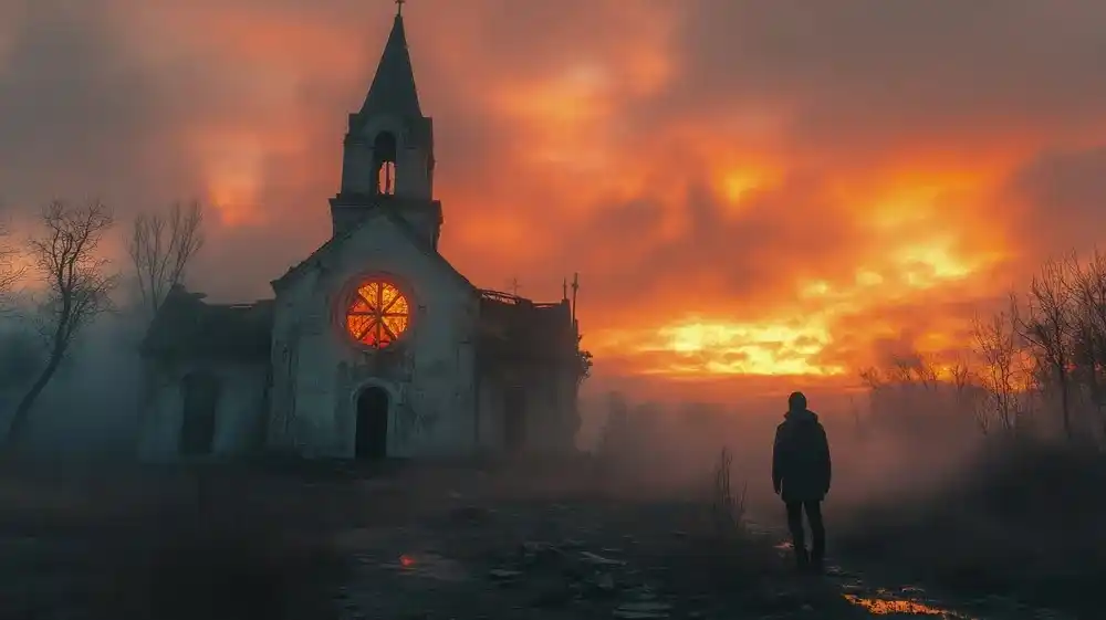 Die Schauergeschichte Die finstere Kirche