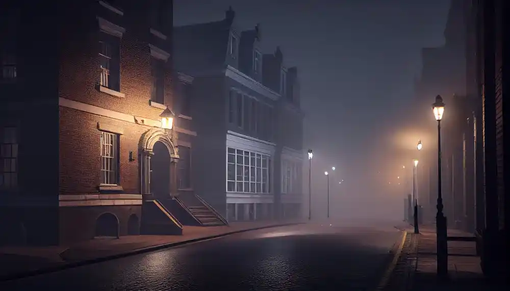 Eine Straße mit Häusern