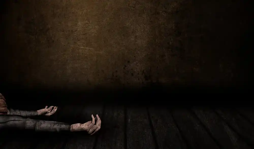 Eine Wand mit Händen