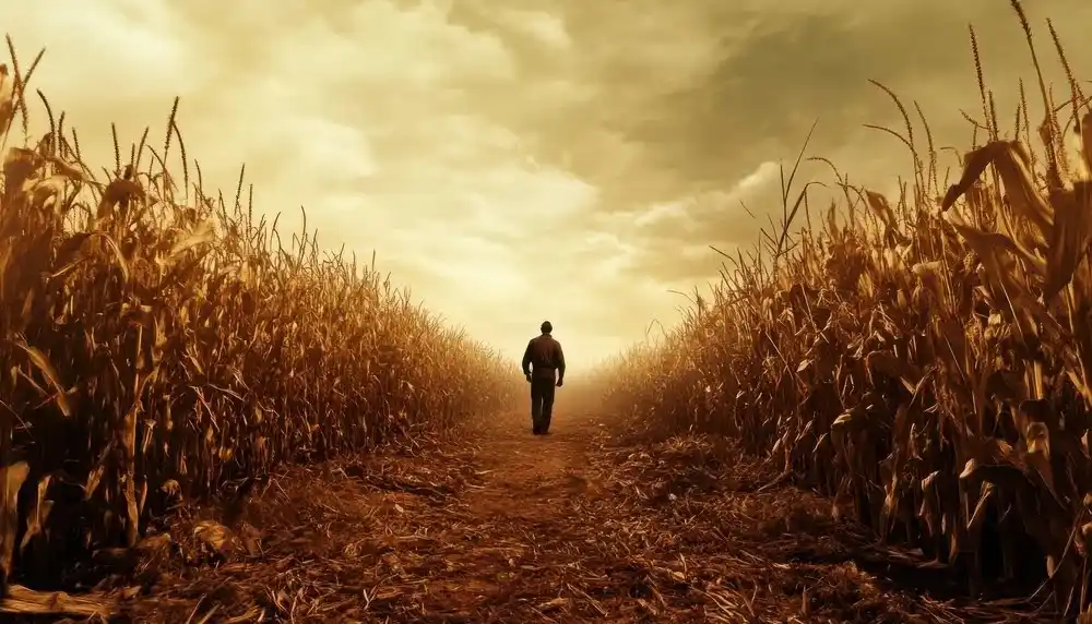 Das Maisfeld: Gruselige Geschichte komplett (4 Kapitel) Ein Maisfeld und ein Mann