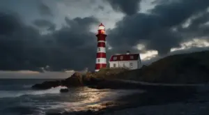 Die Geschichte "Das weiße Schiff": Ein Leuchtturm