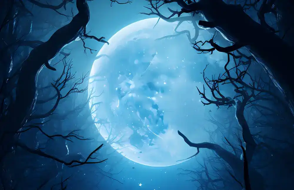 Ein großer Vollmond