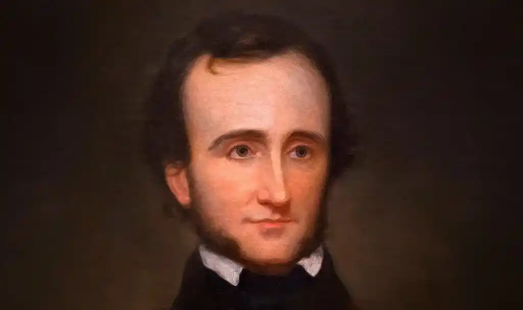 Edgar Allan Poe als junger Mann