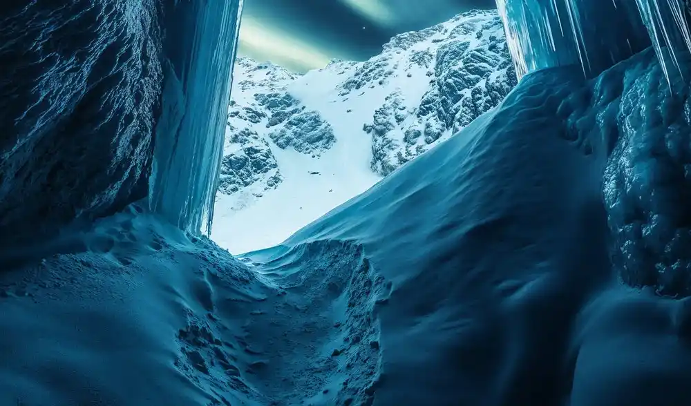 Eine Eishöhle