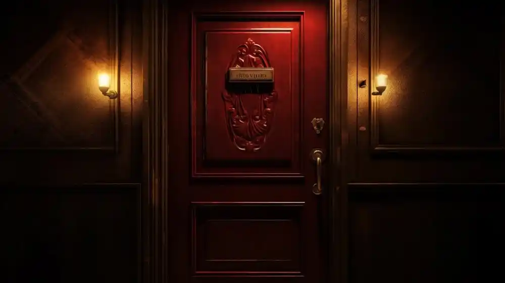 Eine Hoteltür