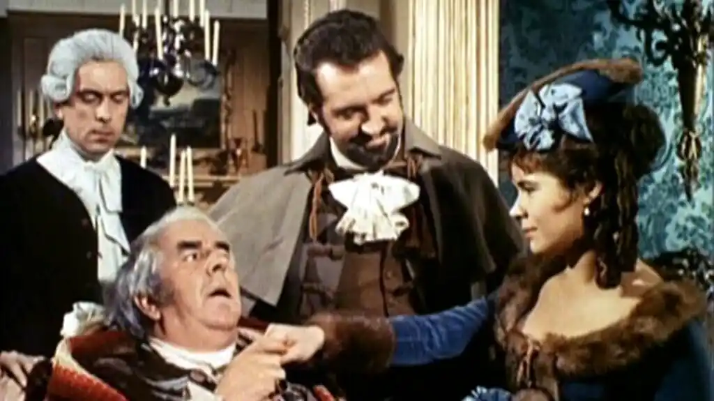 Das Ehepaar mit Sir Richards Vater