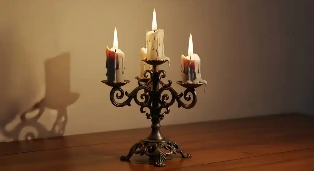 Kerzen in einem Leuchter