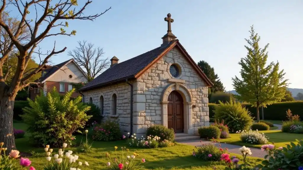 Eine Kapelle aus Stein