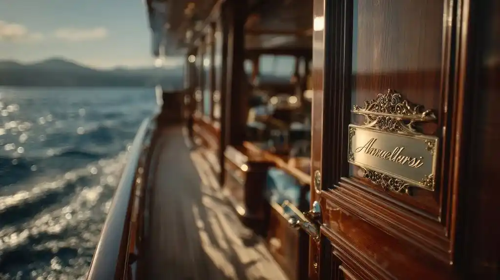 Ein elegantes Schiff