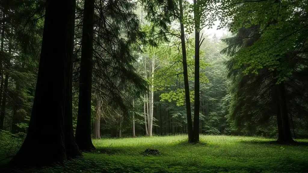 Der unsichtbare Feind: Horror - Geschichte (4 Kapitel) Eine helle Lichtung