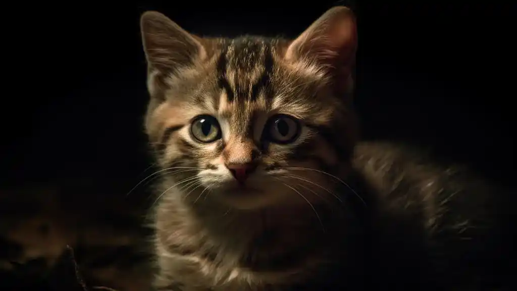 Eine Katze
