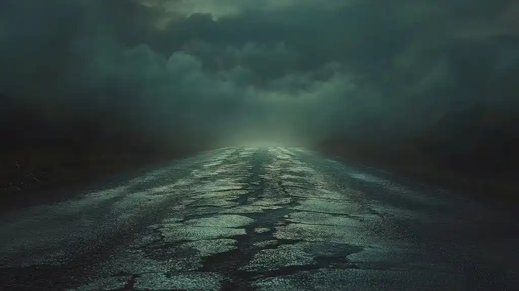 Die Straße ohne Ende: Horror - Geschichte (4 Kapitel) Die Horror-Geschichte "Die Straße ohne Ende"