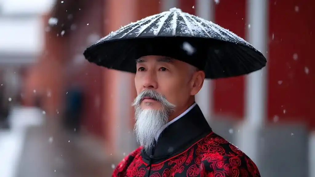 Ein älterer Chinese