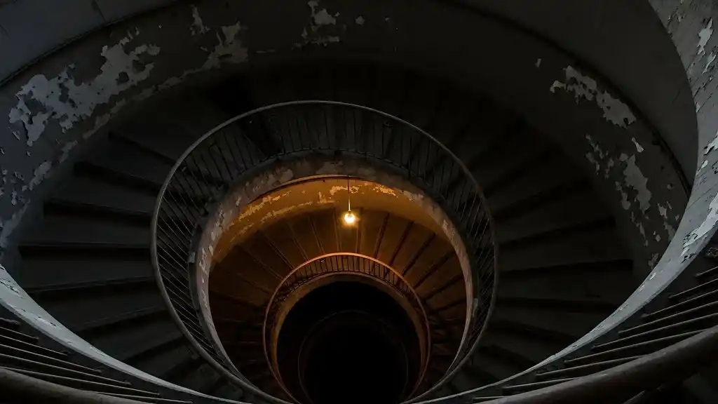 Eine Wendeltreppe