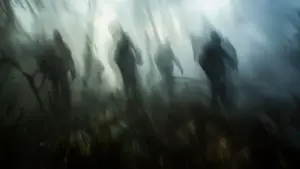 Die stille Patrouille; Horror-Geschichte