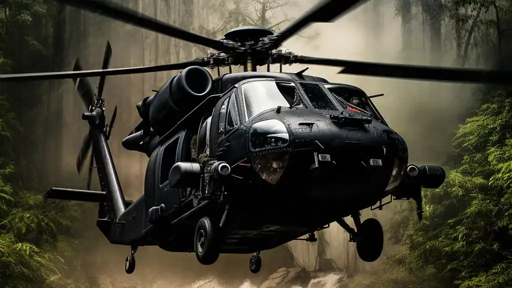 Ein Hubschrauber