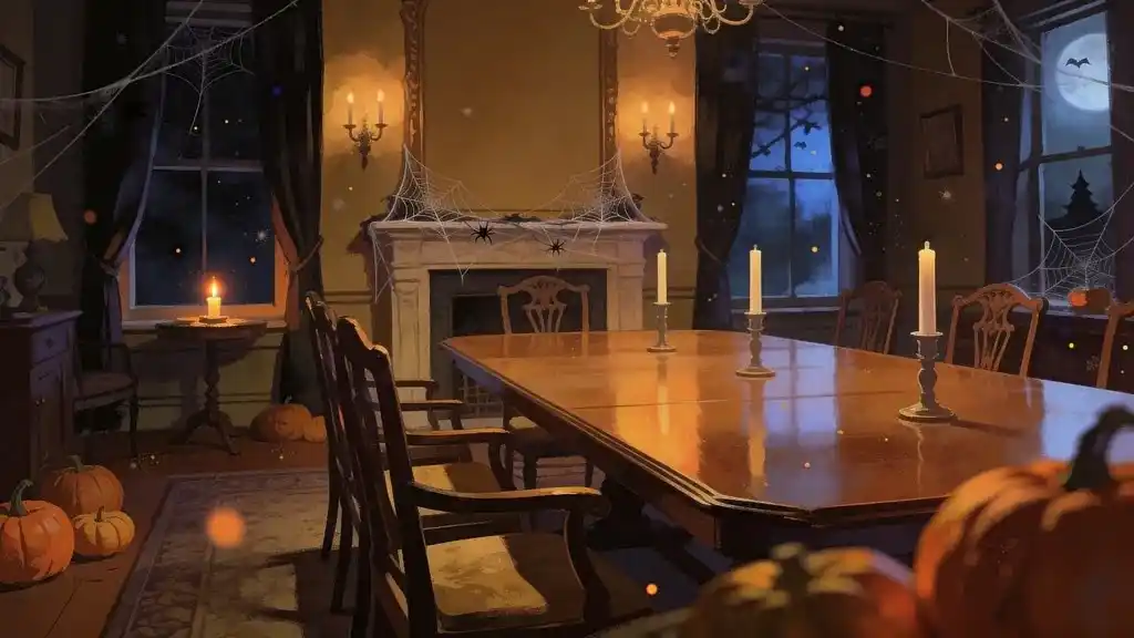 Ein Haus zu Halloween